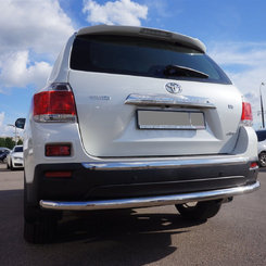 Захист заднього бампера труба Can oto для Toyota Highlander 2010-2014