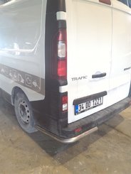 Захист заднього бампера куточки для Opel Vivaro 2015+