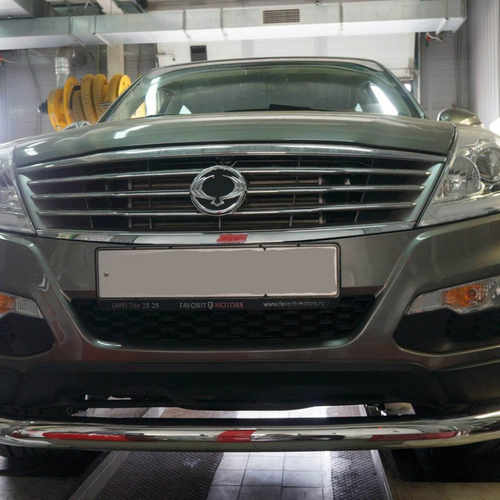 Захист переднього бампера Can Oto для Ssang Yong Rexton (2007-2012 / 2012-) (одинарний) d 70