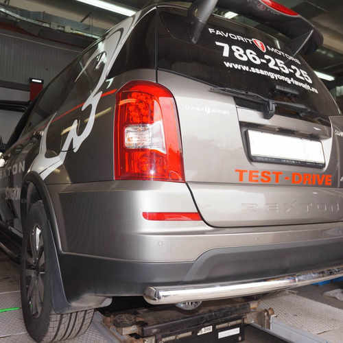 Захист заднього бампера Can Oto для Ssang Yong Rexton (2007-2012, 2012-) (одинарна) d 60