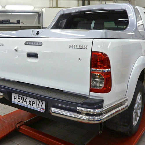 Захист заднього бампера куточки Can Oto для Toyota Hilux 2012-2015