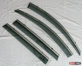 Дефлектори вікон вітровики з хром окантовкою з нерж. для Honda CR-V 2017+ (світло-димчасті)