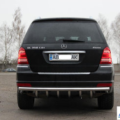 Захист заднього бампера для Mercedes GL W164 2007-2012