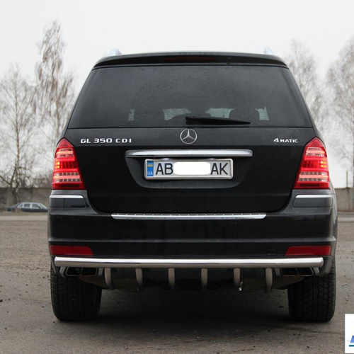 Захист заднього бампера для Mercedes GL W164 2007-2012