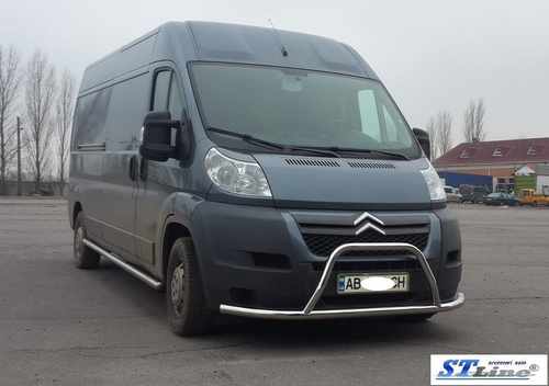 Захист штатного порогу для Citroen Jumper 2007+ (Довга база)