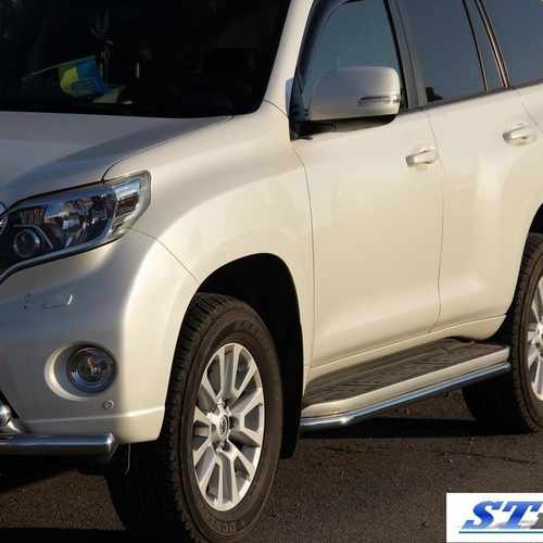 Захист штатних порогів для Toyota Land Cruiser 150 Prado