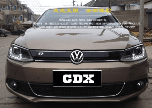 Передні світлодіодні фари DRL для VW Jetta MK 6 2011+ (SY)