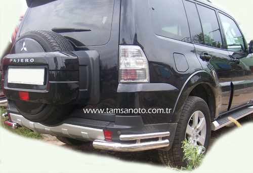 Захист задня куточки подвійні Tamsan для Mitsubishi Pajero 2006+