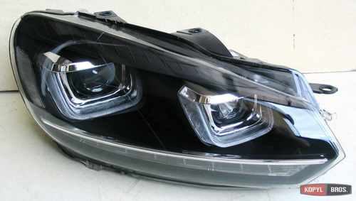 Альтернативна передня тюнінг оптика (стиль Golf7) для VW Golf 6 2009-2012