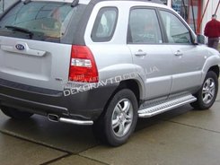 Задня захист куточки Can otomotiv для Kia Sportage 2004-2009