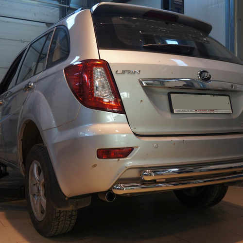 Захист заднього бампера подвійна для Lifan X60 2013+