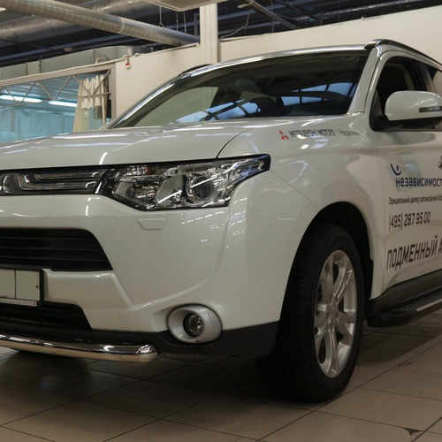 Захист переднього бампера для Mitsubishi Outlander 2012+