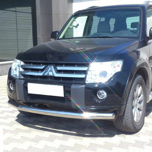 Передій захист одинарний труба Mitsubishi Pajero Wagon 06+