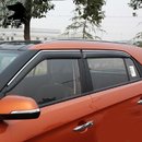 Дефлектори вікон вітровики з хром окантовкою з нерж. для Hyundai Creta / IX25