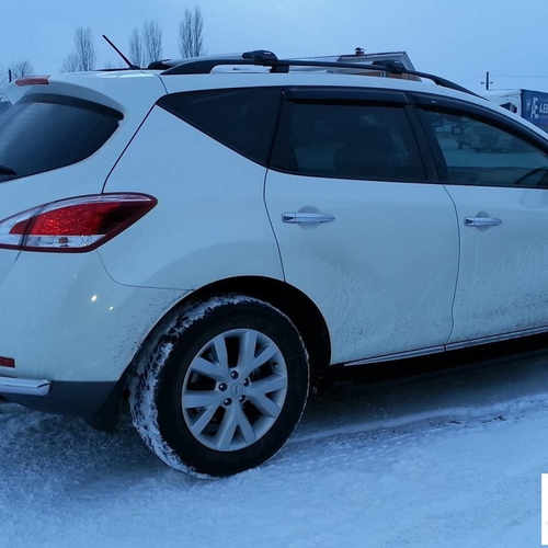 Захист заднього бампера подвійна для Nissan Murano 09-