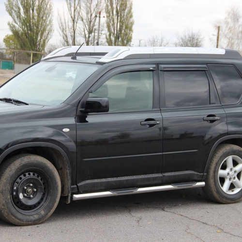 Пороги труба нерж. для Nissan X-Tail 2006-2013 /Ø60