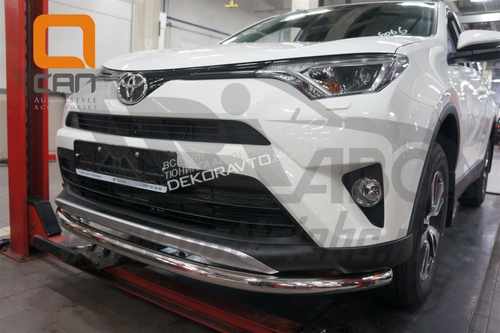 Захист переднього бампера d60 для Toyota RAV 4 2016+
