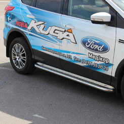 Пороги лист нержавійка для Форд Куга