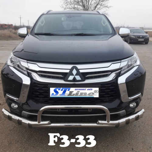 Захист переднього бампера Mitsubishi Pajero Sport 2016-