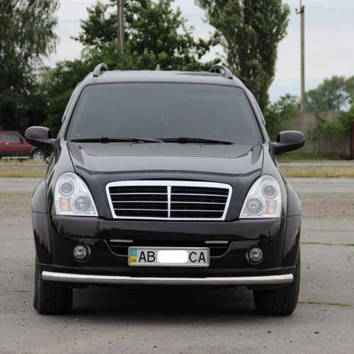 Захист переднього бампера одинарний Ø51 для Ssang Yong Rexton 2007-2012 / 2012-