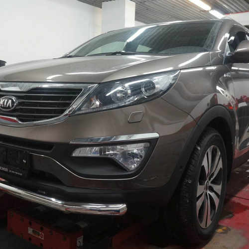 Захист переднього бампера KIA Sportage 2010-2015 (одинарний) d 60