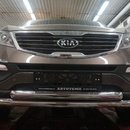 Захист переднього бампера KIA Sportage 2010+ (подвійне) d 60/60