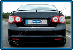 Хром накладка на нижню кромку кришки багажника (нерж.) для VW Jetta 2006-2011