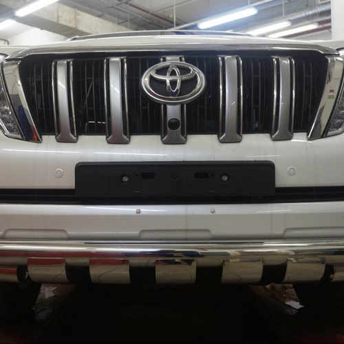 Захист переднього бампера Toyota Land Cruiser 150 2013-2017 (подвійний Shark) d 60/60