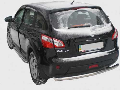 Захист заднього бампера для Nissan Qashqai 2007+