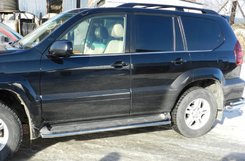 Окантовка штатних порогів Lexus GX 470