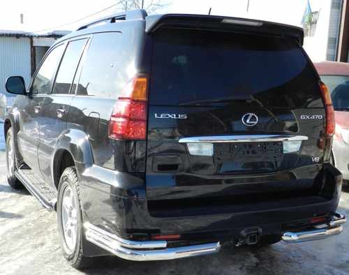 Задній захист куточки подвійні для Lexus LX570 LC200
