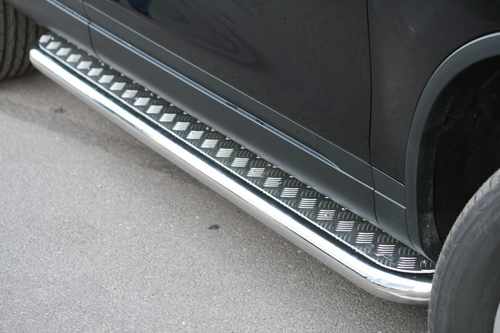 Пороги майданчик для Touareg 11+ майданчик з нержавіючим листом d60