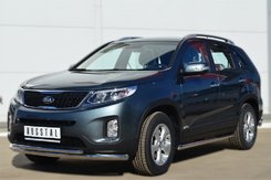 Захист передній подвійний Kia Sorento 2013+