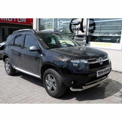 Захист переднього бампера подвійний Tamsan для Duster