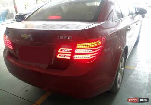 Задня світлодіодна оптика червона Benz Style Restyle для Chevrolet Cruze 2009-2014