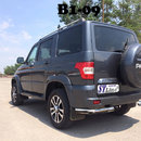 Захист заднього бампера "кути" UAZ Patriot 2014-2016