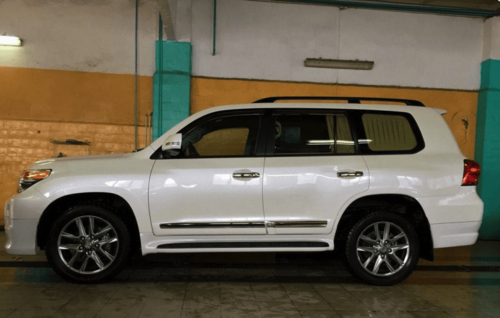 Задня спідниця бампера Modelista для Land Cruiser 200 2007-2015 (Репліка)