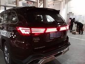 Ліхтар-вставка Lexus стиль задня LED червона для Toyota Highlander 2014+