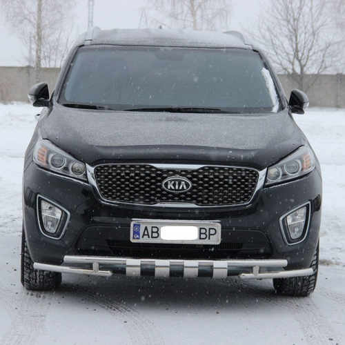 Захист переднього бампера для Kia Sorento 2015+