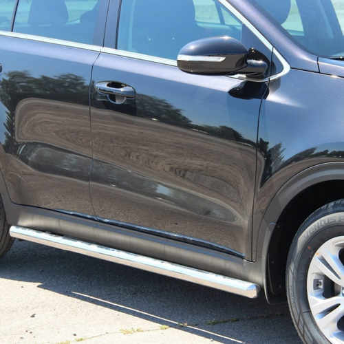 Захист штатного порогу Ø60 для Kia Sportage 2016-