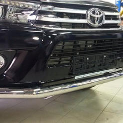 Передній захист Toyota Hilux 2016+ діаметр труби 70мм