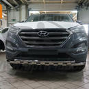 Захист переднього бампера Hyundai Tucson (2015-) (Shark) d60/42
