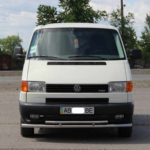 Захист переднього бампера подвійний для VW T4 1990-2003