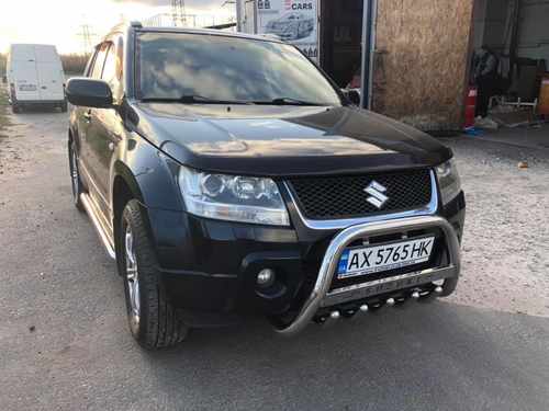 Кенгурятник з написом Can otomotiv для Suzuki Grand Vitara 60мм