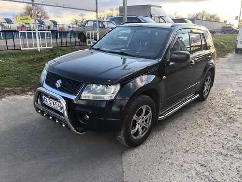 Кенгурятник з написом Can otomotiv для Suzuki Grand Vitara 60мм