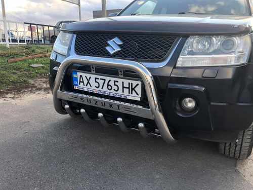 Кенгурятник з написом Can otomotiv для Suzuki Grand Vitara 60мм