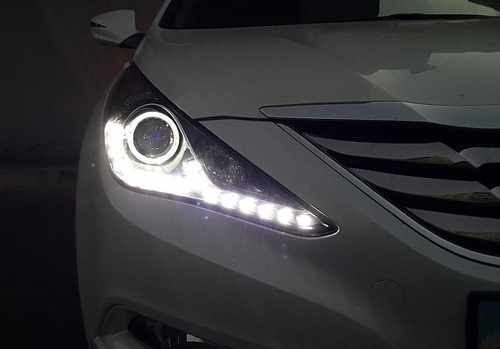 Альтернативна тюнінг оптика передні фари для Hyundai Sonata YF 2010+
