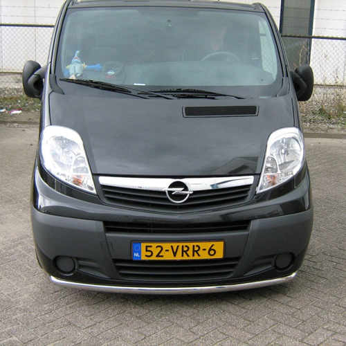 Захист передній (чорний метал) одинарний D60 для Vivaro 2001-2015