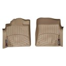Килимки в салон для Toyota Land Cruiser 200 2008-12 LX 570 з бортиком бежеві передні 451571