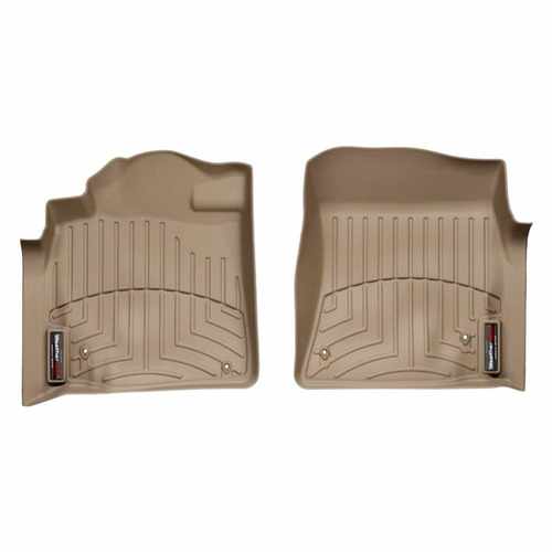 Килимки в салон для Toyota Land Cruiser 200 2008-12 LX 570 з бортиком бежеві передні 451571